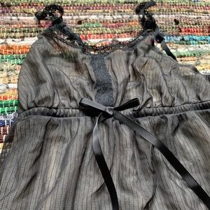 Brand New detailed double layered baby doll top